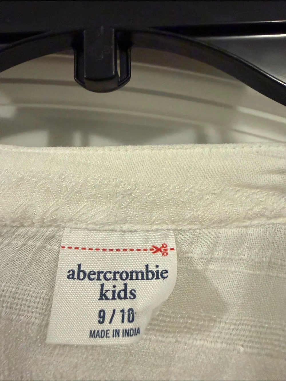 abercrombie kids Ivory Gauze Swim Coverup